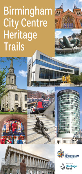 birmingham civic society heritage trails leaflet cover 